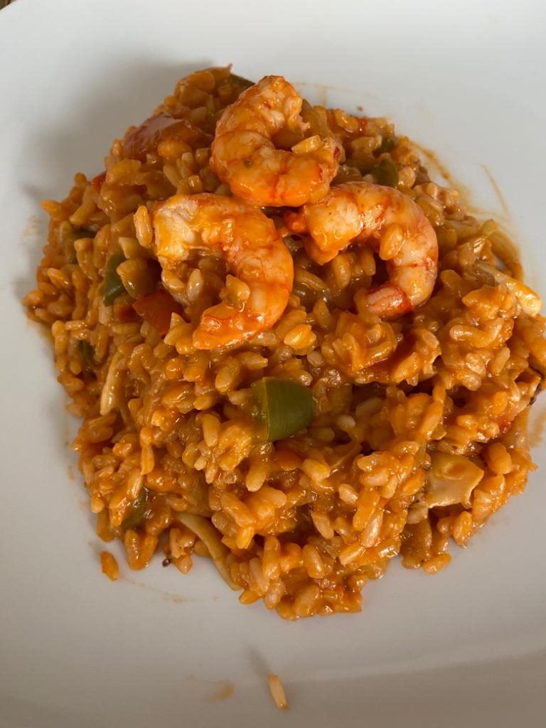 Receta de arroz con choco y gamba roja - Saborea Huelva