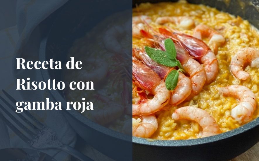 Receta de risotto con gamba roja - Saborea Huelva