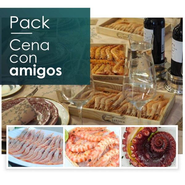 Pack Cena con Amigos - Saborea Huelva