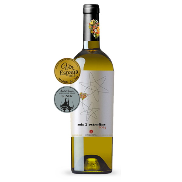 Vino blanco Dos Estrellas - Saborea Huelva