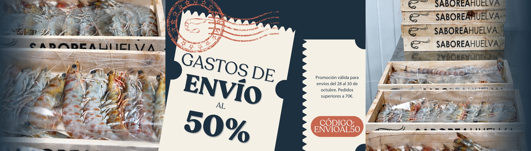 Tienda online de Marisco, Pescadería, Carne, Ibéricos y Vinos de Huelva - Saborea Huelva